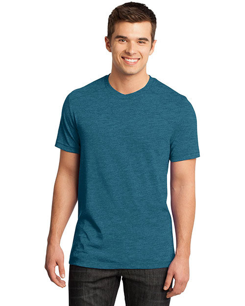 District DT1400 Men Gravel 50/50 Notch Crew Tee at GotApparel