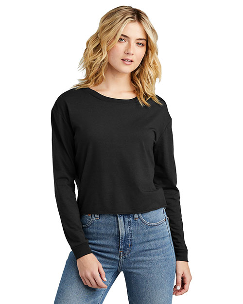 District DT141 Women's Perfect Tri Midi Long Sleeve Tee at GotApparel