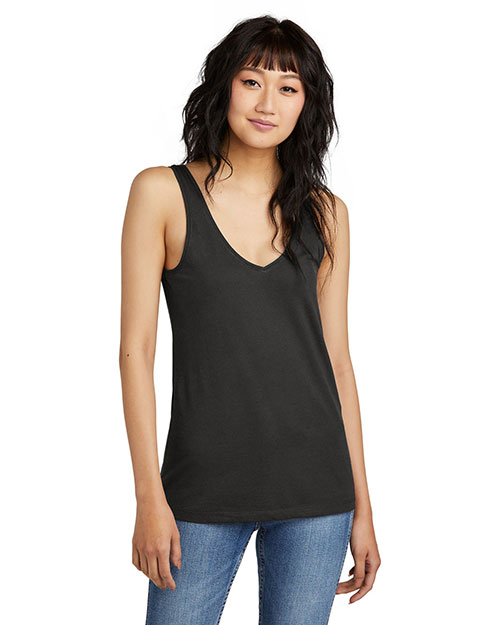 District ®  Women's Perfect Blend ®  CVC V-Neck Tank DT154 at GotApparel