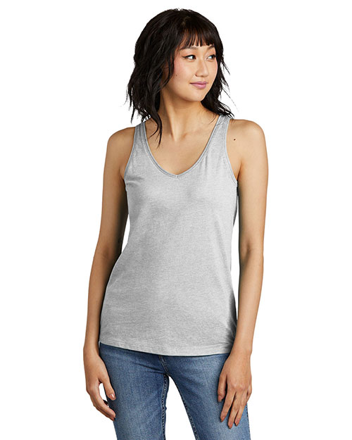 District ® Women's Perfect Blend ® CVC V-Neck Tank DT154 at GotApparel