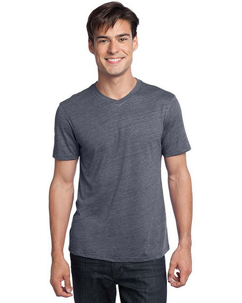 District DT172 Men Textured Notch Crew Tee at GotApparel