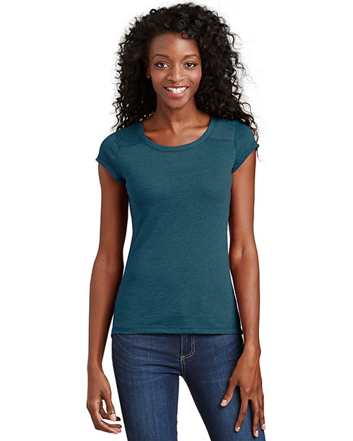 District DT2400 Women Gravel 50/50 Crew Tee at GotApparel