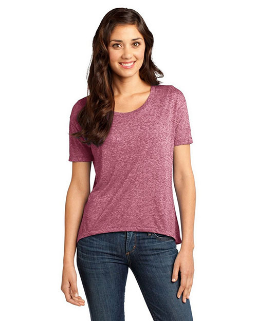 District DT260 Women Microburn Hi/Lo Tee at GotApparel