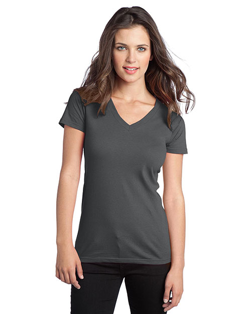 District DT5501 Women The V-Neck Concert Tee at GotApparel