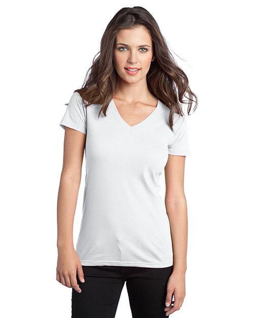 District DT5501 Women The V-Neck Concert Tee at GotApparel