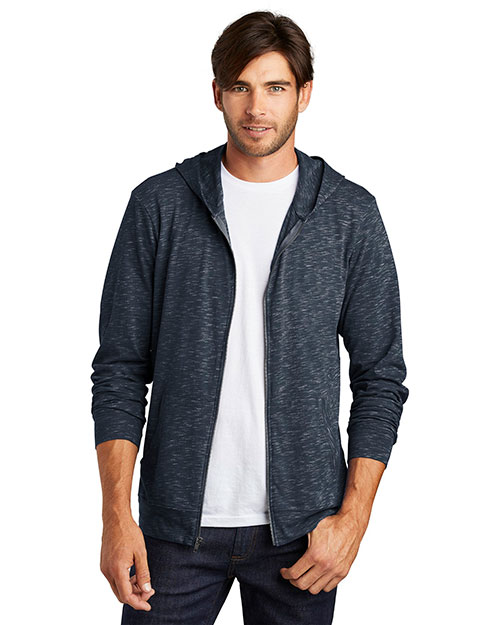 District DT565 Men 4.9 oz Medal Full-Zip Hoodie at GotApparel