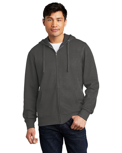 District DT6102 Men ® V.I.T.™fleece Full-Zip Hoodie at GotApparel