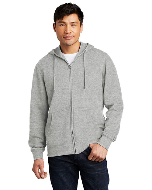 District DT6102 Men ® V.I.T.™fleece Full-Zip Hoodie at GotApparel