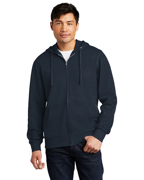 District DT6102 Men ® V.I.T.™fleece Full-Zip Hoodie at GotApparel