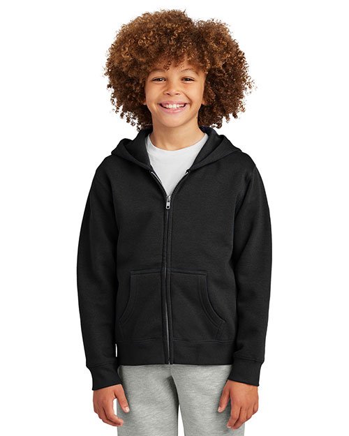 District ®  Youth V.I.T. ™  Fleece Full-Zip Hoodie DT6102Y at GotApparel