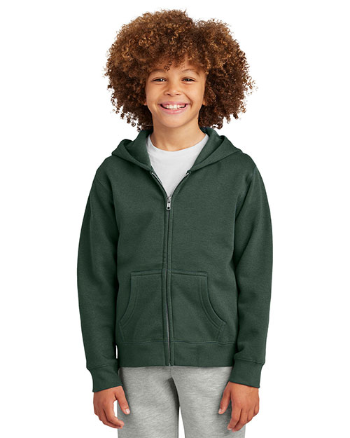 District ®  Youth V.I.T. ™  Fleece Full-Zip Hoodie DT6102Y at GotApparel