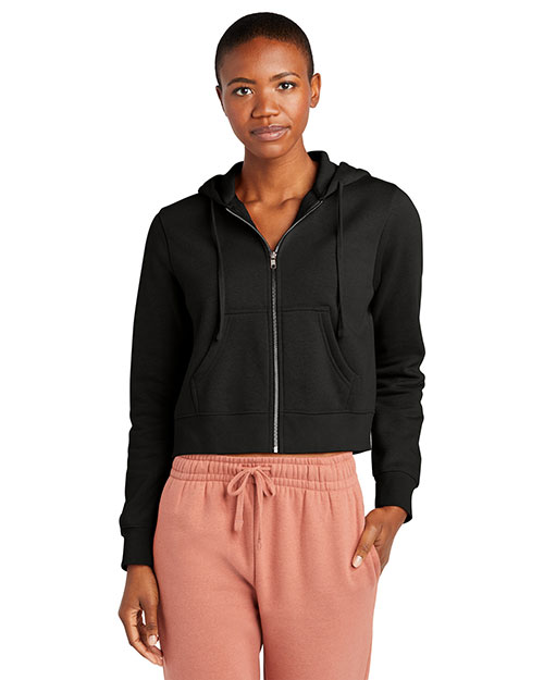 District Women's V.I.T. Fleece Full-Zip Hoodie DT6103 at GotApparel