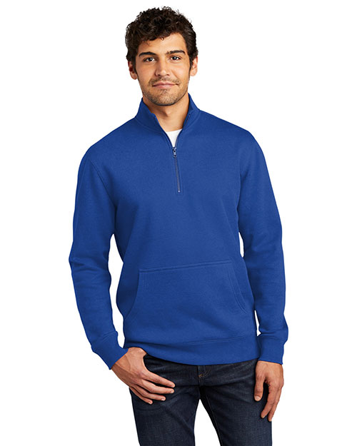 District DT6106 Men ® V.I.T.™fleece 1/4-Zip at GotApparel