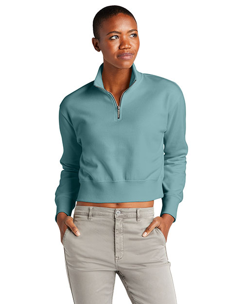 District Women's V.I.T. Fleece 1/2-Zip DT6111 at GotApparel