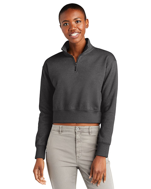 District Women's V.I.T. Fleece 1/2-Zip DT6111 at GotApparel