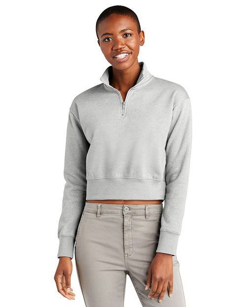 District Women's V.I.T. Fleece 1/2-Zip DT6111 at GotApparel