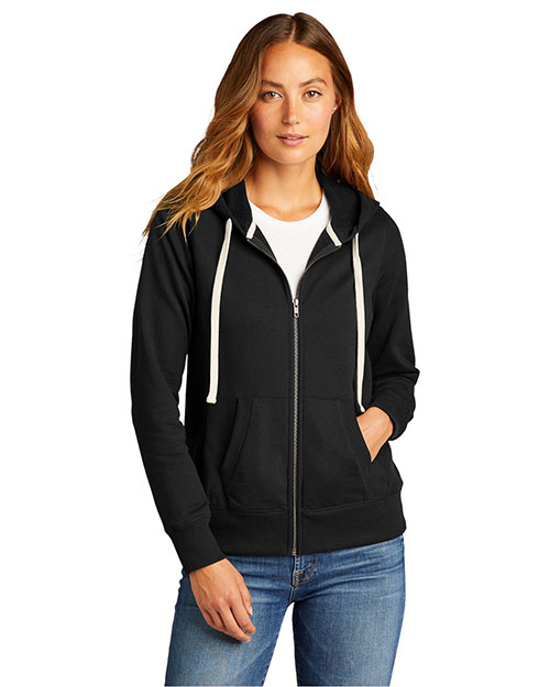 District® Women's Re-Fleece™full-Zip Hoodie DT8103 at GotApparel