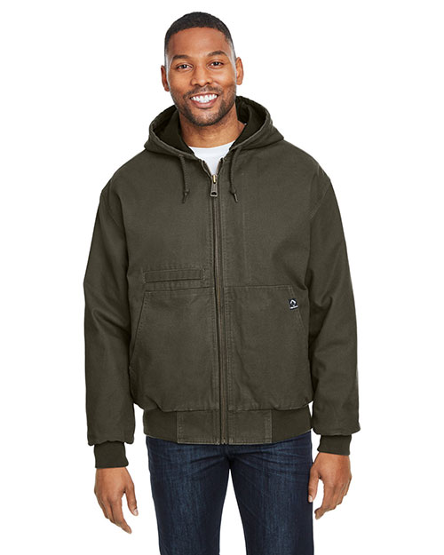 Dri Duck 5034T Men's Laramie Canvas Hooded Jacket at GotApparel