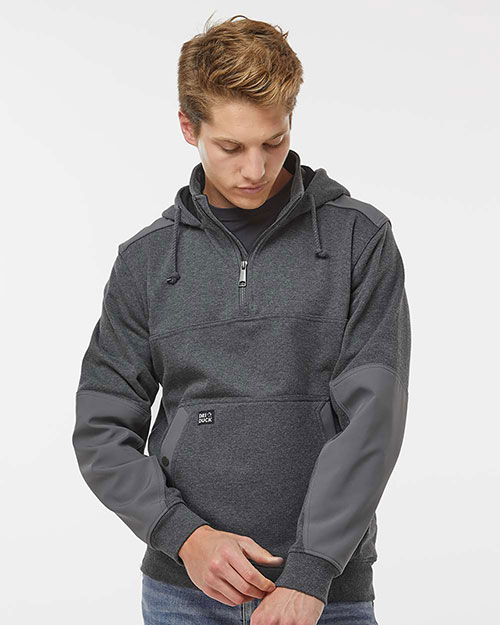 Dri Duck 7349 Men's Mission Quarter-Zip at GotApparel