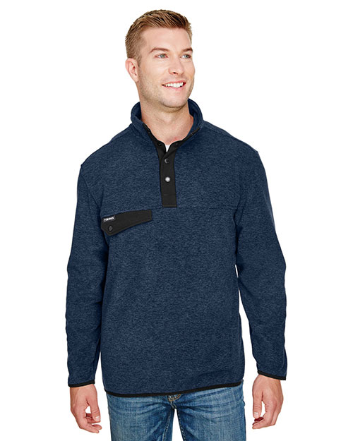 Dri Duck 7352 Men 7 oz Denali Mélange Mountain Fleece Pullover at GotApparel