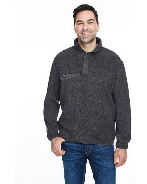 Custom Embroidered Dri Duck 7355 Men Brooks Sherpa Fleece Pullover at GotApparel