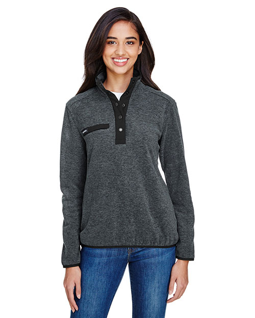 Dri Duck 9340 Ladies 7 oz Aspen Mélange Mountain Fleece Pullover at GotApparel