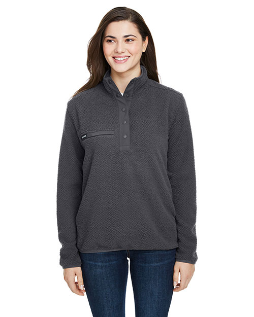 Custom Embroidered Dri Duck 9345 Women Ladies' Cypress Sherpa Fleece Pullover at GotApparel