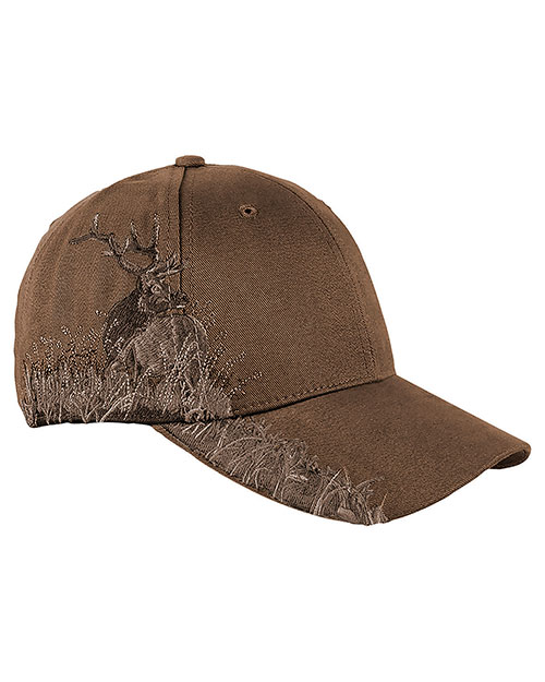 Dri Duck DI3259 Brushed Cotton Twill Elk Cap at GotApparel