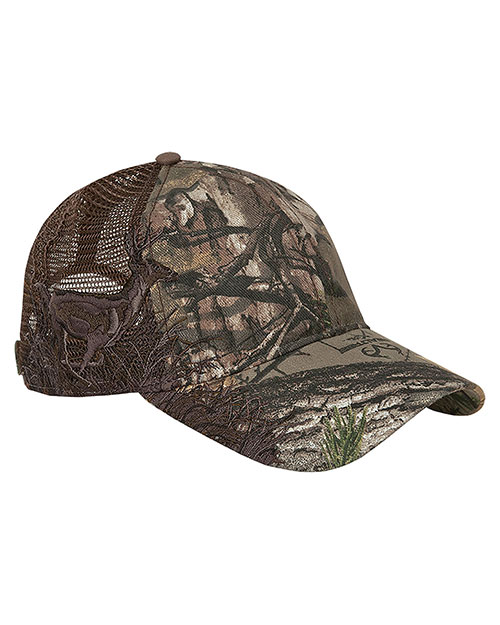 Dri Duck DI3301 Running Buck Structured Mid-Profile Hat at GotApparel