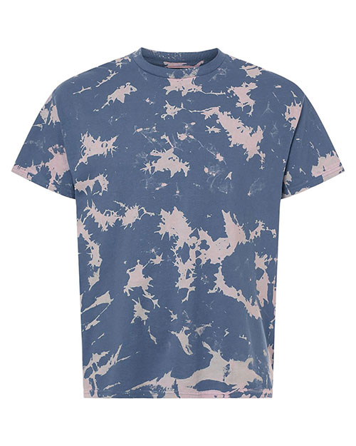 Dyenomite 200BW Men Bleach Wash Tee at GotApparel