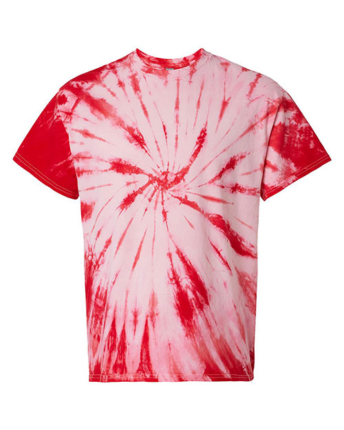 Dyenomite 200CC Men Contrast Cyclone Tie-Dyed T-Shirt at GotApparel