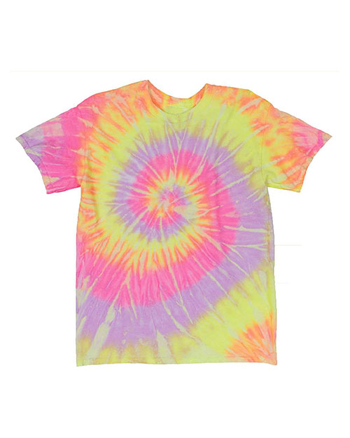 Dyenomite 200NR Men Neon Rush Tie-Dyed T-Shirt at GotApparel