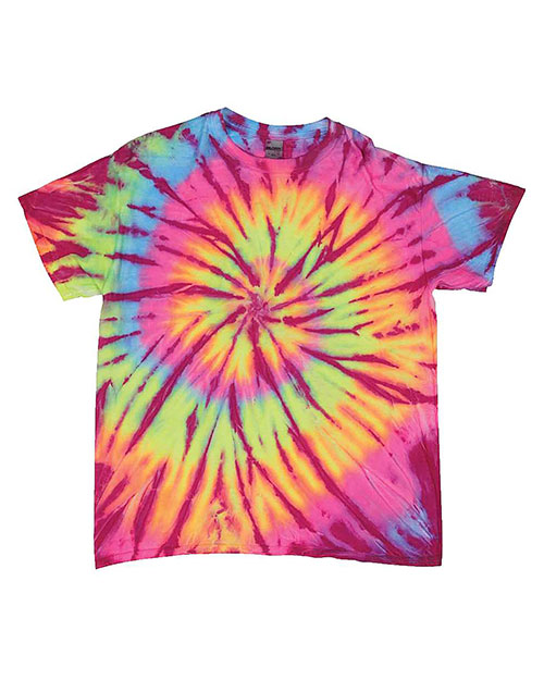 Dyenomite 200NR Men Neon Rush Tie-Dyed T-Shirt at GotApparel