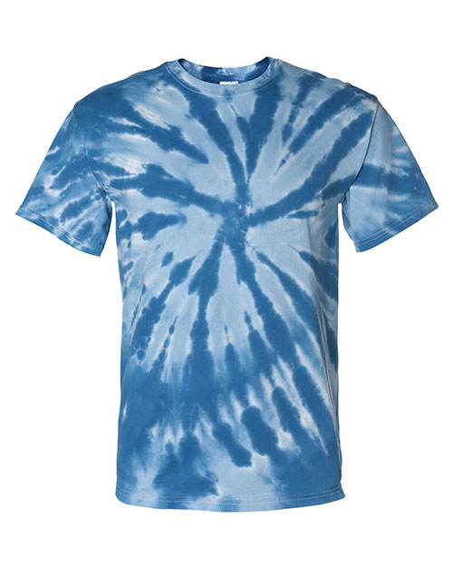 Dyenomite 200TT Men Tone-on-Tone Pinwheel Tie-Dyed T-Shirt at GotApparel