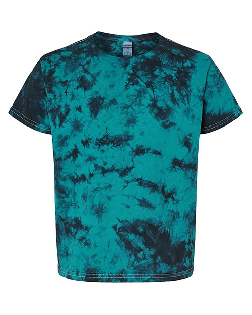 Dyenomite 20BCR Boys Youth Crystal Tie-Dyed T-Shirt at GotApparel