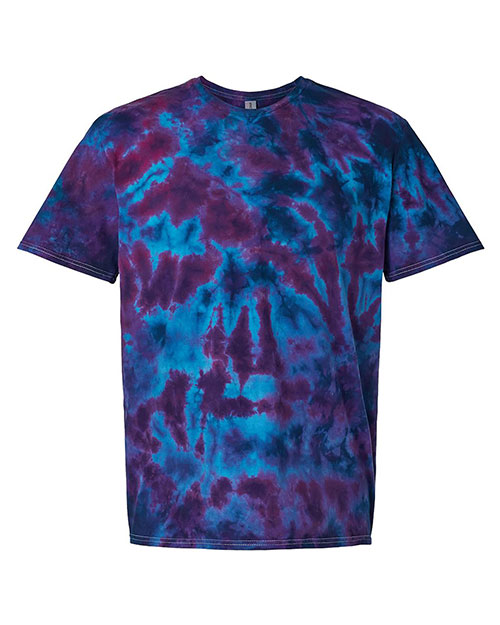 Dyenomite 640LM Men LaMer Over-Dyed Crinkle Tie-Dyed T-Shirt at GotApparel