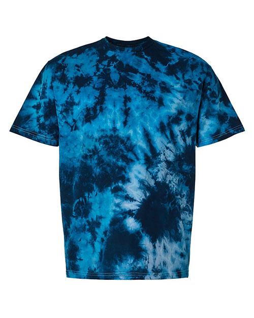 Dyenomite 640LM Men LaMer Over-Dyed Crinkle Tie-Dyed T-Shirt at GotApparel
