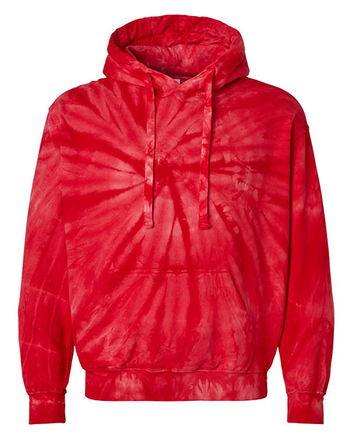 Dyenomite 854CY Men Cyclone Hooded Tie-Dyed Sweatshirt at GotApparel