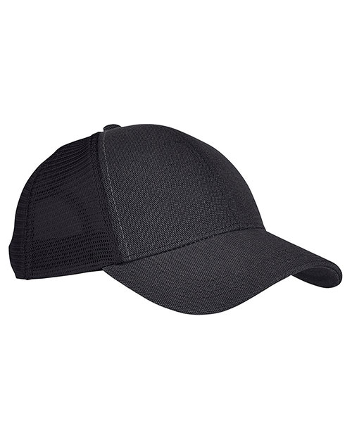 Custom Embroidered Econscious EC7093 Unisex Hemp Eco Trucker Recycled Polyester Mesh Cap at GotApparel