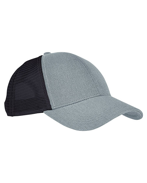 Custom Embroidered Econscious EC7093 Unisex Hemp Eco Trucker Recycled Polyester Mesh Cap at GotApparel