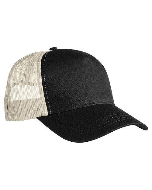 Econscious EC7094 Organic Cotton/RPET Semi-Curve Trucker Cap at GotApparel