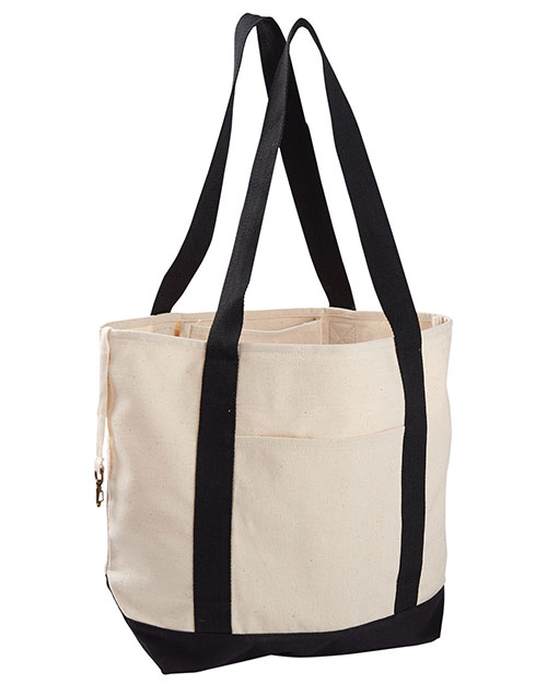 Custom Embroidered Econscious EC8035 Women 12 Oz. Organic Cotton Canvas Boat Tote Bag at GotApparel