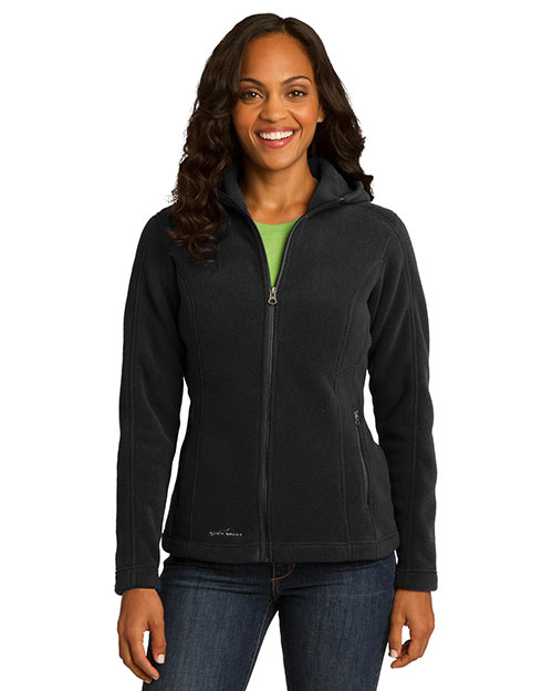 Eddie Bauer EB206 Hooded Full Zip Fleece Jacket at GotApparel