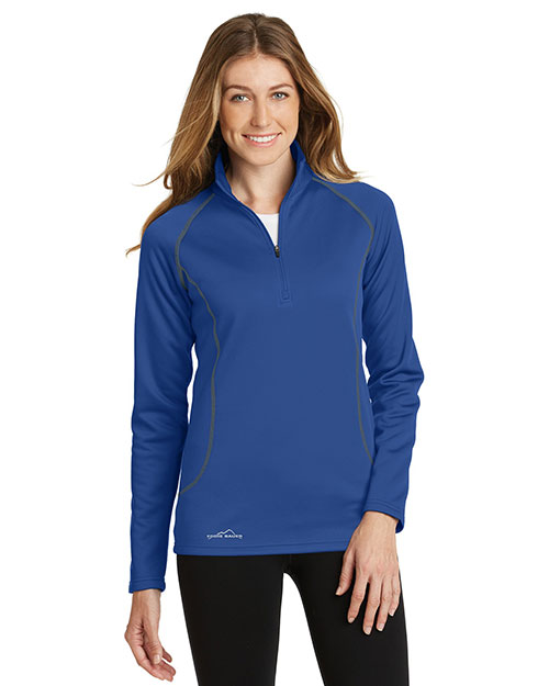 Eddie Bauer EB237 Ladies 9.3 oz 1/2-Zip Base Layer Fleece at GotApparel