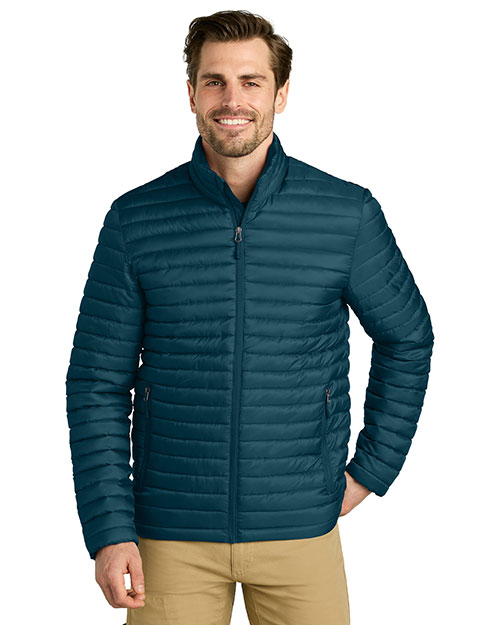 Eddie Bauer EB514 Men's Packable Quilted Full-Zip at GotApparel