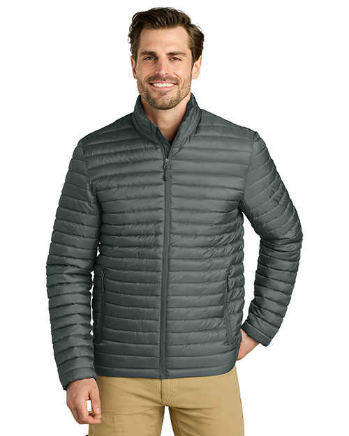 Eddie Bauer EB514 Men's Packable Quilted Full-Zip at GotApparel