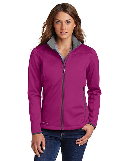 Custom Embroidered Eddie Bauer EB539 Ladies Weather-Resist Soft Shell Jacket at GotApparel