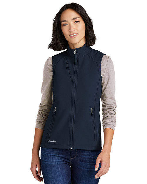 Eddie Bauer Ladies Stretch Soft Shell Vest EB547 at GotApparel