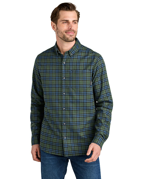 Eddie Bauer  Long Sleeve Favorite Flannel Plaid Shirt EB610 at GotApparel