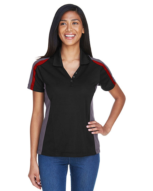 Extreme 75119 Women Eperformance Strike Colorblock Snag Protection Polo at GotApparel